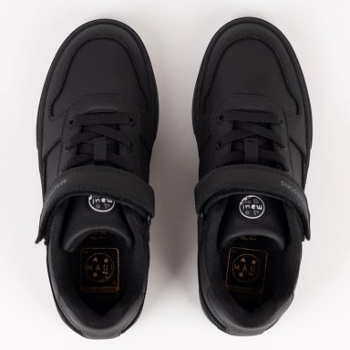 ZAPATILLAS NIÑO MAUI & SONS ESCOLARES NEGRO 5CE170-KC CUERO - 6