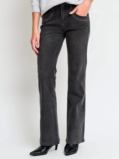 JEANS MUJER INDEX ALGODÓN APLICACIONES - 2