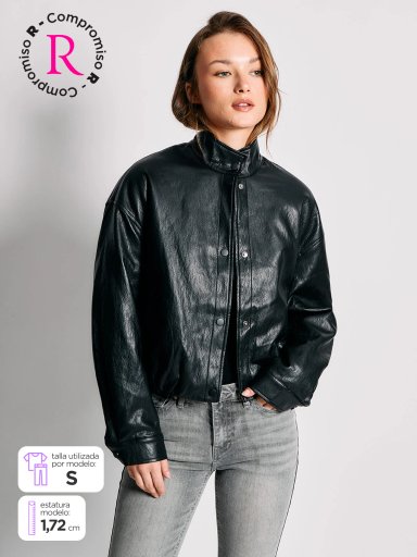 CHAQUETA MUJER INDEX BOMBER CORTA - 1