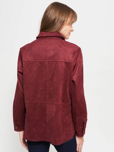 BLUSA MUJER AZIZ MANGA LARGA SUEDE - 2