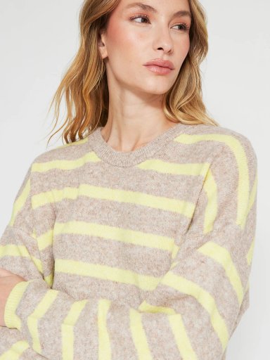 SWEATER MUJER INDEX MANGA LARGA LÍNEAS - 3