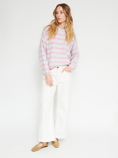 SWEATER MUJER INDEX MANGA LARGA LÍNEAS - 4