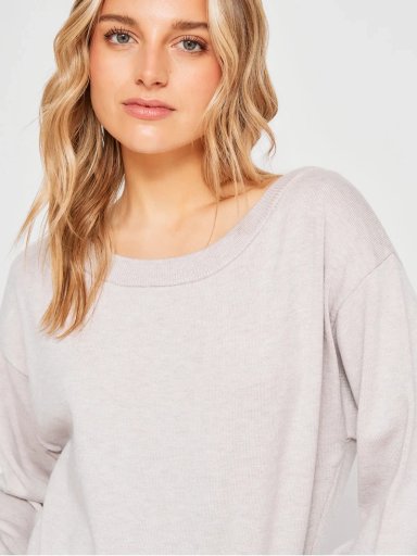 SWEATER MUJER INDEX MANGA LARGA BORDADO - 3