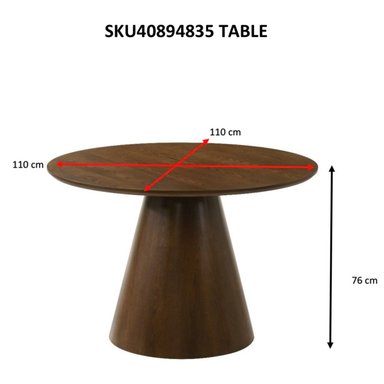 JUEGO DE COMEDOR RIPLEY HOME ELENA 4 SILLAS CAFÉ - 6