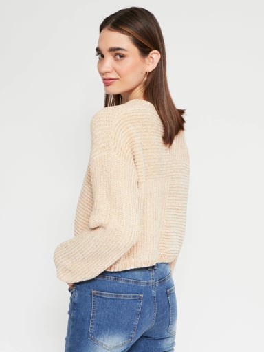 SWEATER MUJER INDEX CHENILLE MANGA LARGA BÁSICO - 2