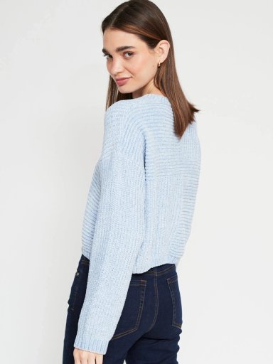 SWEATER MUJER INDEX CHENILLE MANGA LARGA BÁSICO - 2