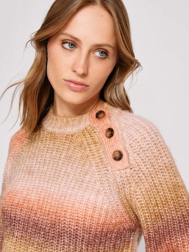 SWEATER MUJER REGATTA MANGA LARGA BOTONES - 3
