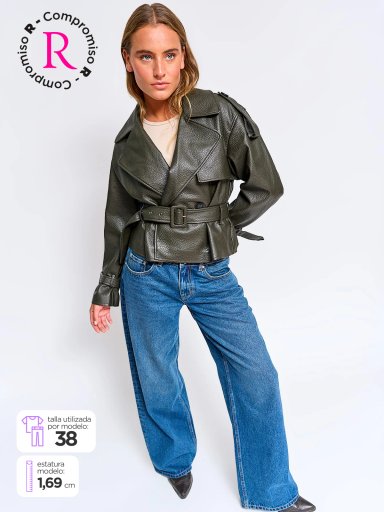 JEANS MUJER INDEX ALGODÓN WIDE LEG - 1