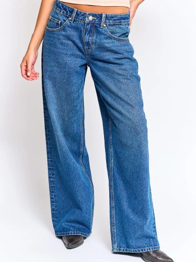 JEANS MUJER INDEX ALGODÓN WIDE LEG - 2