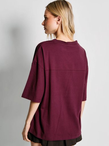 POLERA MUJER INDEX ALGODÓN MANGA CORTA DISEÑO - 2