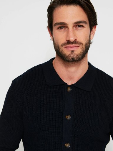 CARDIGAN HOMBRE MARQUIS ALGODÓN TEXTURA - 3