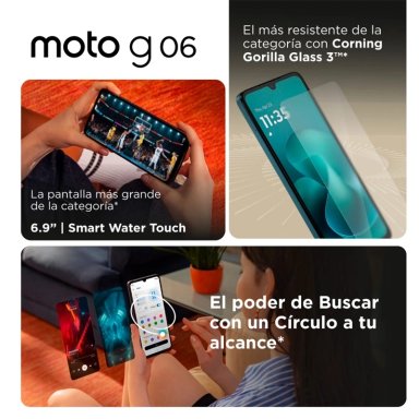 SMARTPHONE MOTOROLA G06 128GB 4GB RAM 50MP 6.8” - 4