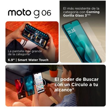 SMARTPHONE MOTOROLA G06 256GB 4GB RAM 50MP 6.8” - 4