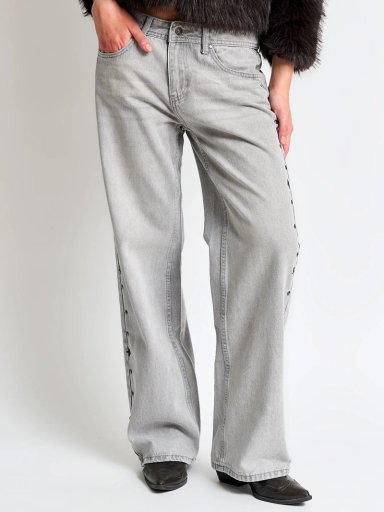 JEANS MUJER INDEX ALGODÓN TACHAS ESTRELLAS - 2