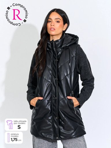 PARKA MUJER BARBADOS SIN MANGAS - 1
