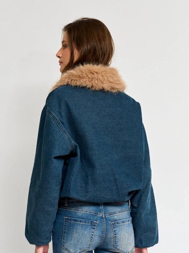 CHAQUETA MUJER INDEX ALGODÓN CORTA DENIM - 2