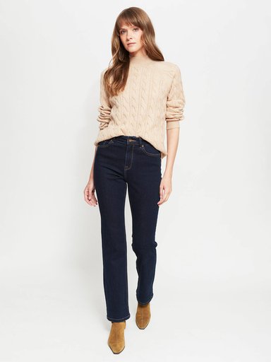 SWEATER MUJER REGATTA CUELLO REDONDO MANGA LARGA TRENZADO - 4