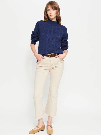SWEATER MUJER REGATTA CUELLO REDONDO MANGA LARGA TRENZADO - 4
