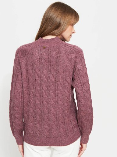 SWEATER MUJER REGATTA CUELLO REDONDO MANGA LARGA TRENZADO - 2