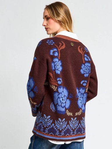 CARDIGAN MUJER TATIENNE FLORES - 2