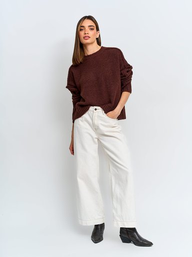SWEATER MUJER INDEX MANGA LARGA - 4