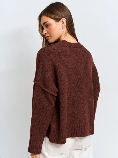 SWEATER MUJER INDEX MANGA LARGA - 2
