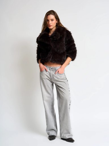 CHAQUETA MUJER INDEX CORTA PELOS - 4