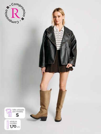FALDA SHORT MUJER INDEX TABLEADA - 1