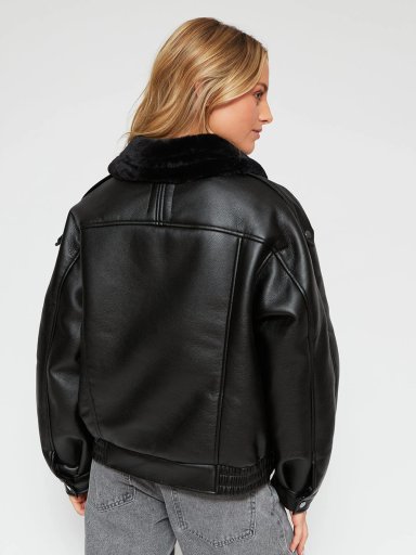 CHAQUETA MUJER INDEX CORTA OVERSIZE - 2