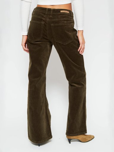 PANTALÓN MUJER INDEX ALGODÓN COTELÉ FLARE RELAX - 3