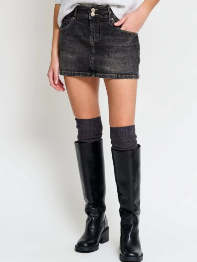 FALDA SHORT MUJER INDEX ALGODÓN TIRO BAJO - 2