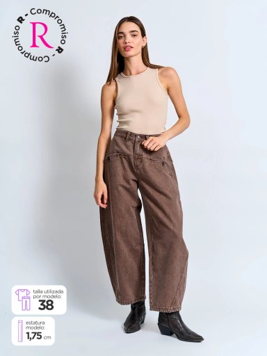 JEANS MUJER INDEX ALGODÓN  - 1