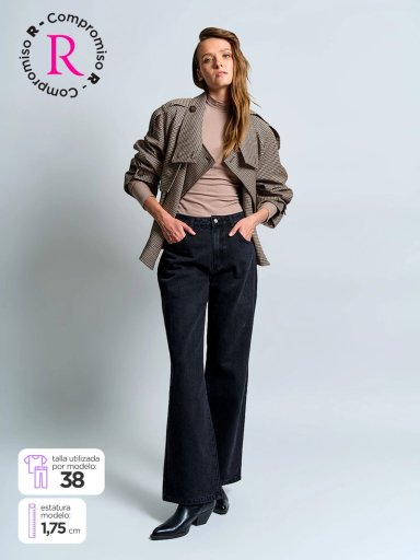 JEANS MUJER MARQUIS ALGODÓN WIDE LEG - 2