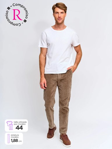 PANTALÓN HOMBRE MARQUIS ALGODÓN COTELÉ - 1