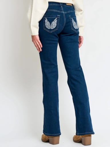 JEANS MUJER INDEX ALGODÓN APLICACIONES - 3