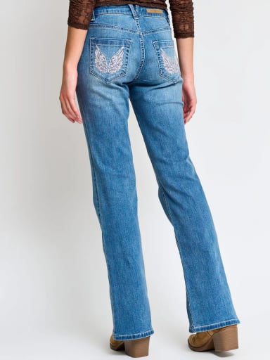 JEANS MUJER INDEX ALGODÓN APLICACIONES - 3