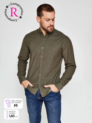 CAMISA HOMBRE MARQUIS MANGA LARGA COTELÉ - 1