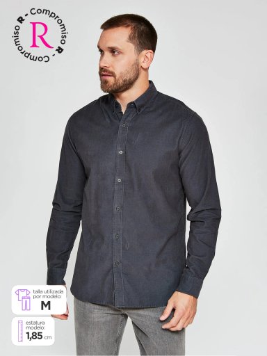 CAMISA HOMBRE MARQUIS MANGA LARGA COTELÉ - 1