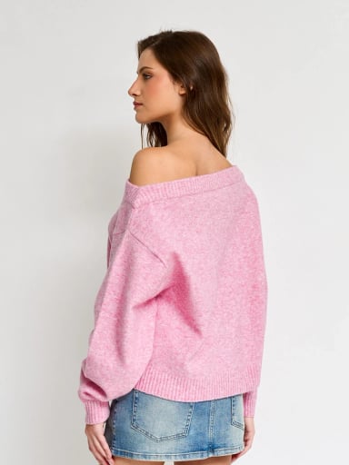 SWEATER MUJER INDEX MANGA LARGA - 2