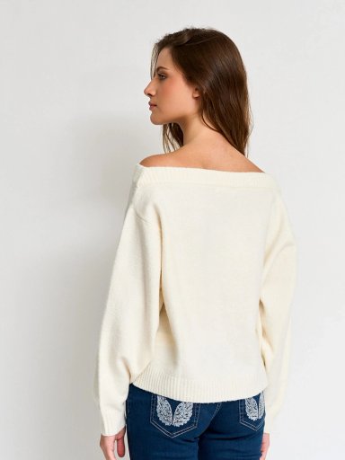 SWEATER MUJER INDEX MANGA LARGA - 2