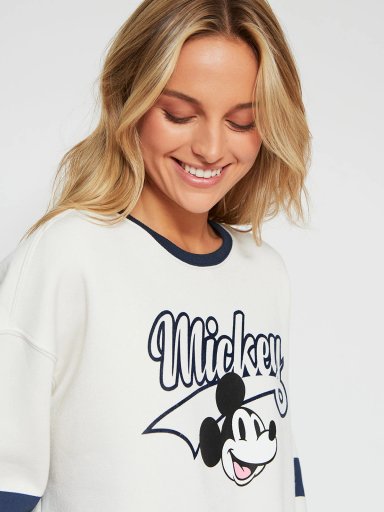 POLERÓN MUJER INDEX ALGODÓN MANGA LARGA MICKEY - 3