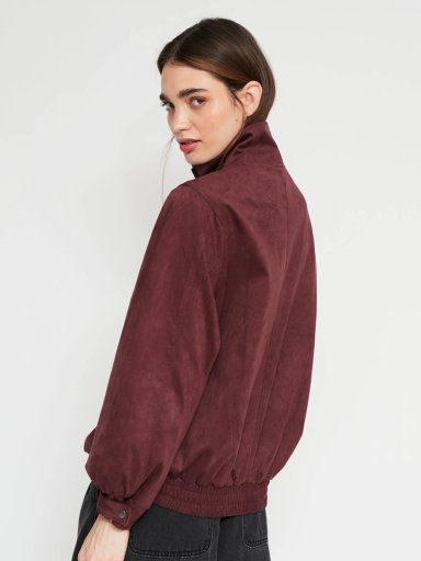 CHAQUETA MUJER BARBADOS BOMBER SUEDE - 2