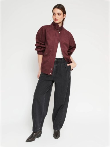 CHAQUETA MUJER BARBADOS BOMBER SUEDE - 4