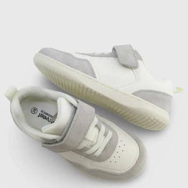 ZAPATILLAS NIÑA HARVEST BLANCO DERGO CUERO - 3