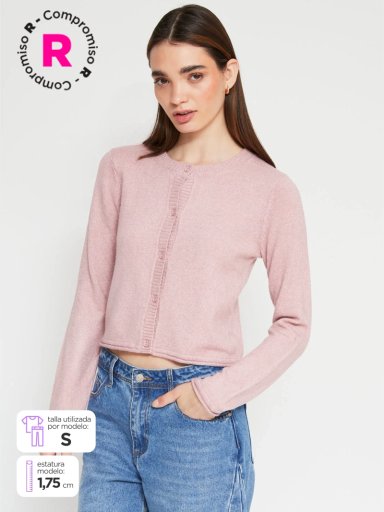 CARDIGAN MUJER INDEX BOTONES - 1