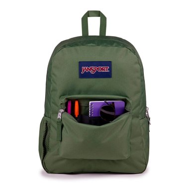 MOCHILA JANSPORT CROSS TOWN VERDE - 4