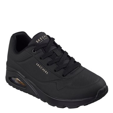 ZAPATILLAS MUJER SKECHERS ESCOLARES NEGRO UNO - 2