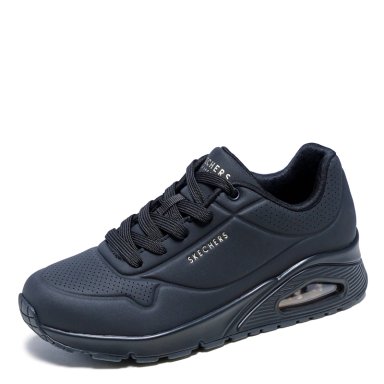 ZAPATILLAS MUJER SKECHERS ESCOLARES NEGRO UNO - 3