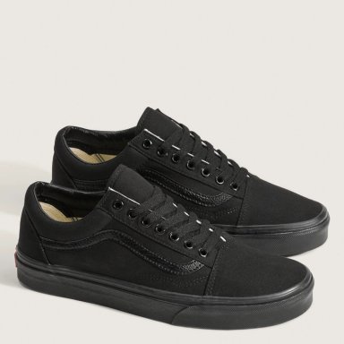ZAPATILLAS MUJER VANS URBANAS NEGRO UA OLD SKOOL - 2