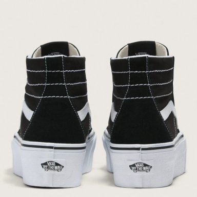 ZAPATILLAS MUJER VANS UBRANAS NEGRO UA SK8-HI TAPERED STACKFORM  - 4